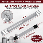 2 SETS RETRACTABLE MOVABLE BASE, HEAVY DUTY MOVER FOR APPLIANCES, FOR WASHING MACHINE, REFRIDEGERATOR, OTHER FURNITURES - Image 2