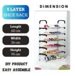 Shoe Rack, Premium Stainless Steel Shoe Rack, 5-Layer Shoe Rack, Multi-Tier Shoe Organizer, Durable Metal Shoe Stand, Space-Saving Shoe Shelf, Sturdy Shoe Storage Rack, Modern Shoe Organizer, High-Quality Shoe Rack, Entryway Shoe Stand, Closet Shoe Organizer, Shoe Storage Rack in UAE, Stainless Steel Shoe Shelf, Affordable Shoe Rack, Rackstore.ae Shoe Organizer, Compact Shoe Storage Solution, Heavy-Duty Shoe Rack, Stylish Shoe Shelf.