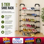SHOE RACK, PREMIUM STIANLESS STEEL RACK, 5 LAYER SHOE RACK