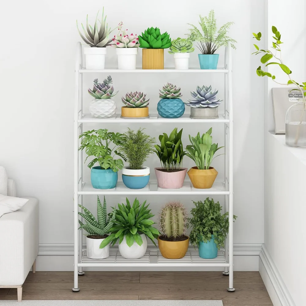 4-Tier-Metal-Plant-Stand-in-Sri-Lanka-–-Indoor-White-Flower-Shelf-for-Balcony-Living-Room-2 4 TIER METAL PLANT STAND – WHITE FLOWER DISPLAY RACK FOR INDOOR BALCONY, LIVING ROOM, OR SHOE STORAGE - Image 1
