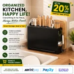 STYLISH KITCHEN UTENSIL HOLDER, COUNTERTOP KITCHEN ORGANISER FOR KNIFE, SPOON, CUTTING BOARD HOLDER