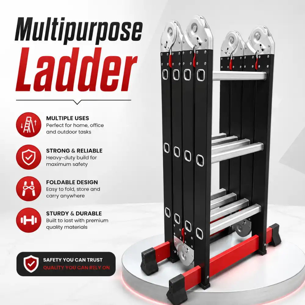 Multipurpose Ladder Sri Lanka (1) MULTIPURPOSE LADDER, CONSTRUCTION OR HOME USE LADDER, 12FT TALL LADDER - Image 1