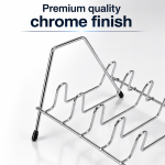 KITCHEN DISH RACK SLIM STYLE, WITH SPOON HOLDER & WATER DRAIN TRAY, - Image 3