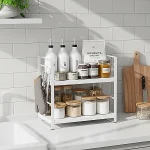 TWO LAYER KITCHEN SPICE RACK, COUNTERTOP SPICE RACK, KITCHEN STORAGE RACK - Image 5