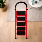 5 LAYER MULTIFUNCTIONAL LADDER, WITH SAFETY GUARD HANDLE, NON SLIP FOOT PAD STEP LADDER - Image 4