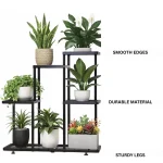 FLOWER POT STAND, INDOOR FLOWER POT HOLDER, 7 LAYER PLANT STAND, GARDEN DISPLAY RACK, WHITE COLOUR - Image 6