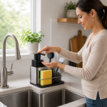 LIQUID PRESS SPONGE HOLDER, KITCHEN SINK ORGANIZER, LIQUID REFILL SPONGE HOLDER - Image 3