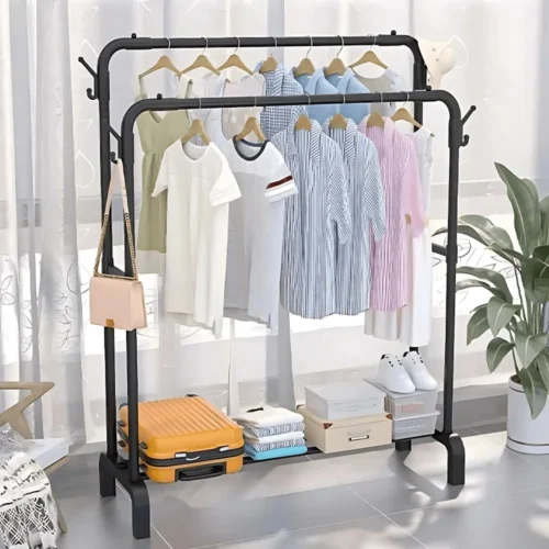 double curved shape cloth rack Sri Lanka, premium quality steel pipe clothes rack, durable curved clothes rack, steel pipe shape rack Sri Lanka, space-saving clothes rack, double curved steel clothes hanger, best clothes rack in Sri Lanka, versatile clothes rack for home, steel pipe clothing organizer Sri Lanka, curved shape clothing rack for home, high-quality clothes rack Sri Lanka, steel pipe clothes organizer, premium steel clothes hanger, double curved clothes rack for small spaces, Racks.lk clothes rack, space-efficient clothing rack Sri Lanka.