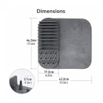 DISH DRYING MAT, PLATE ORAGNIZER MAT , MICOFIBRE WATER ABSORBBLE DRYING MAT - Image 6