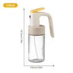 OIL SPRAYING BOTTLE, KITCHEN SPRAYER COOKING OIL GLASS BOTTLE, REUSEABLE BOTTLE