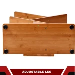 TREE SHAPE BAMBOO BOOKSHELF - 4 TIER WOODEN BOOK RACK - Image 6