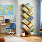 8 LAYER TREE SHAPE BOOKSHELF - BOOK STORAGE RACK