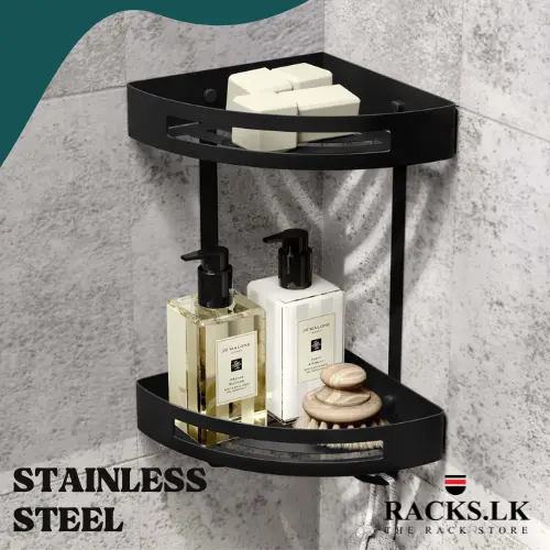 304 STAINLESS STEEL BATHROOM CORNER RACK