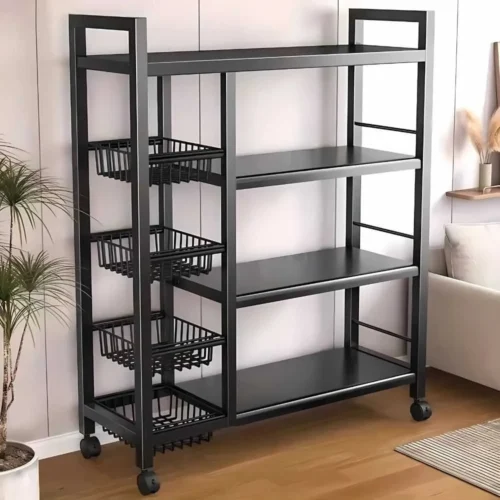 Steel shelf rack