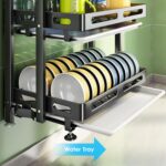 FOLDABLE DISH RACK – WALL MOUNT & COUNTERTOP PLATE RACK FOR KITCHEN