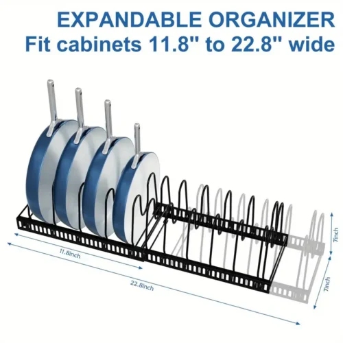 Pot and Pan Shelf Organizer