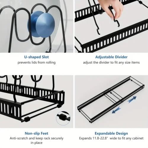 Under Sink Pan Organizer