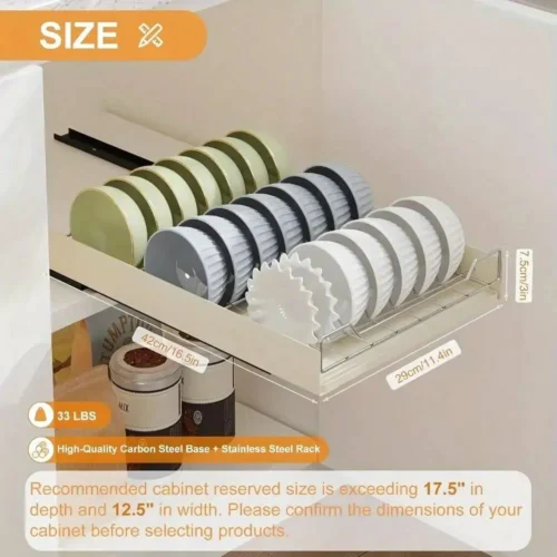 Pull Out Cabinet Drawer Organizer