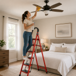 6 Step Steel Foldable Ladder for Kitchen, Bedroom, and Living Room - Image 7
