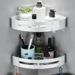 Aluminum Bathroom Corner Rack / Spice Rack