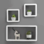 DECORATIVE WOODEN FLOATING SHELVES