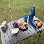 foldable table, outdoor camping table, folding camping table with carrying bag, BBQ table, portable restaurant table, garden folding table, aluminum alloy frame table, outdoor BBQ table, camping tables, portable outdoor table, foldable garden table, outdoor party table, lightweight folding table, foldable tables for camping, folding BBQ table