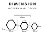 floating shelf, wall-mounted shelf, office storage shelves, display racks, wall decor shelves, hexagonal wooden shelves, 3-piece wall shelf set, hexagon-shaped wall decor, modern wall-mounted shelves, home decor shelves, storage racks for office, decorative wall-mounted shelves, wall storage for living room, display shelves for office, racks.lk wall decor, best floating shelves in Sri Lanka.