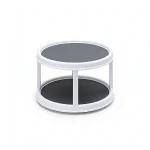 LAZY SUSAN, ROTATABLE STORAGE RACK, TURNABLE KITCHEN SPICES ORGANIZER, 360° ROTATING SEASONING STORAGE RACK - DOUBLE LAYER (RACK ONLY) - Image 10