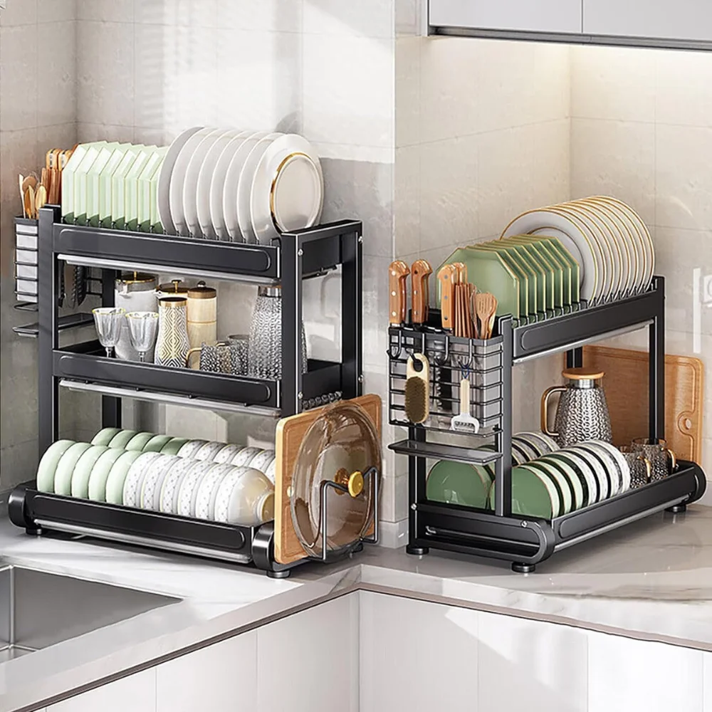 Shop Now Premium Carbon Steel Dish Rack | racks.lk