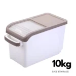 rice storage basket, grain organizer, dry food container, rice organizer 5kg, rice organizer 10kg, airtight storage container, rice and grain storage bin, food-safe container, kitchen storage container, stackable storage box, dry food organizer, rice dispenser, moisture-proof container, rice keeper, compact food storage, large capacity storage, kitchen pantry organizer, sealed grain container, rice storage solution.