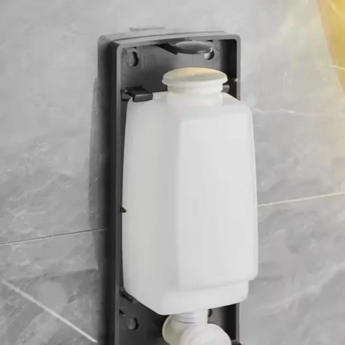 soap liquid dispenser, manual foam soap dispenser, wall-mounted soap dispenser, 600ML soap dispenser, handwashing soap dispenser, waterproof soap dispenser, commercial soap dispenser, household soap dispenser, plastic liquid soap dispenser, hotel soap dispenser, restaurant soap dispenser, black and white soap dispenser, heavy-duty soap dispenser, bathroom soap dispenser, durable soap dispenser.