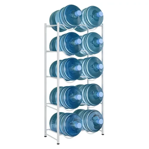 WATER GALLON STORAGE RACK – 6 LAYER, 8 LAYER, 10 LAYER WATER CAN STORAGE SOLUTIONS