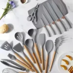 19pcs kitchen utensil set, non-stick spatula set, heat-resistant cooking utensils, wooden handle kitchen tools, silicone cooking utensils, kitchen utensil set Sri Lanka, buy cooking utensils online, non-stick cookware utensils, kitchen tools with storage holder, best cooking utensils Sri Lanka, racks.lk kitchen accessories, premium cooking tools, stylish kitchen utensil set, durable cooking utensils, affordable kitchen tools Sri Lanka, islandwide delivery kitchen accessories