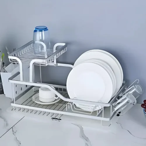 Dish rack in Sri Lanka, white dish rack Colombo, buy dish drainer online, 2-tier dish rack Sri Lanka, metal dish rack, stainless steel dish rack, best dish drying rack in Colombo, kitchen organizer Sri Lanka. Dish rack in Sri Lanka, white dish drying rack Colombo, buy dish rack online, 2-tier dish rack Sri Lanka, kitchen organizer Colombo, metal dish rack in Sri Lanka, best dish drainer in Colombo, stainless steel dish rack.