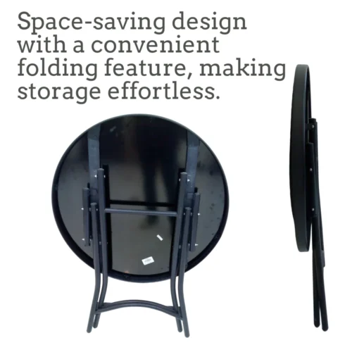 Unfoldable Round Table FOLDABLE ROUND TABLE