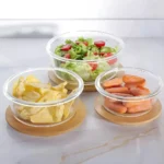 Bamboo Lid Glass Food Storage Container, Glass Container with Bamboo Lid, Airtight Food Storage, Leakproof Glass Container, Microwave Safe Glass Bowl, Bamboo Lid Container in Colombo, Food Storage Container in Sri Lanka