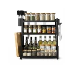 3 TIER KITCHEN RACK – SPACIOUS KITCHEN RACK FOR SPICE BOTTELS - Image 2