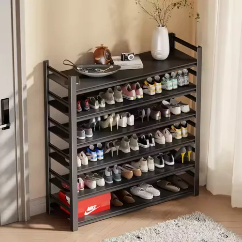 6 layer shoe rack, adjustable shoe rack Sri Lanka, metal shoe rack, steel frame shoe stand, racks.lk, shoe organizer for home, shoe shelf Sri Lanka, compact shoe rack, 6 layer shoe rack, adjustable metal shoe rack, shoe rack with steel frame, heavy duty shoe organizer, space saving shoe shelf, shoe rack Sri Lanka