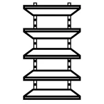 Decorative Showrooms Racks