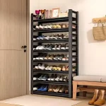8 layer shoe rack, shoe rack Sri Lanka, adjustable shelf shoe rack, steel frame shoe organizer, metal shoe shelf, racks.lk, heavy duty shoe rack Sri Lanka, entryway shoe storage Heavy duty shoe rack, adjustable shelf shoe rack, steel frame shoe organizer, metal shoe rack, shoe rack for hallway, shoe storage Sri Lanka, space-saving shoe rack, entryway shoe shelf