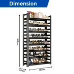 8 layer shoe rack, shoe rack Sri Lanka, adjustable shelf shoe rack, steel frame shoe organizer, metal shoe shelf, racks.lk, heavy duty shoe rack Sri Lanka, entryway shoe storage Heavy duty shoe rack, adjustable shelf shoe rack, steel frame shoe organizer, metal shoe rack, shoe rack for hallway, shoe storage Sri Lanka, space-saving shoe rack, entryway shoe shelf