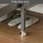 2-door shoe cabinet Sri Lanka, metal shoe rack with doors, grey shoe storage cupboard, steel shoe organizer, shoe cabinet with glass doors