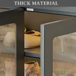 4-door grey shoe cabinet in Sri Lanka , 4-door shoe cabinet in Sri Lanka, grey shoe storage cupboard, 6 tier metal shoe rack, large glass door shoe cabinet Sri Lanka