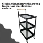 3 tier trolley cart in Sri Lanka, storage trolley in Colombo, rolling cart in Sri Lanka, kitchen trolley rack Sri Lanka, bathroom storage cart in Colombo, office utility cart Sri Lanka, metal trolley rack Sri Lanka, mobile storage cart Colombo, salon trolley in Sri Lanka, black metal trolley Sri Lanka, racks.lk trolley cart, best trolley cart in Colombo, heavy-duty utility cart Sri Lanka