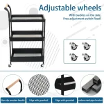 3 tier trolley cart in Sri Lanka, storage trolley in Colombo, rolling cart in Sri Lanka, kitchen trolley rack Sri Lanka, bathroom storage cart in Colombo, office utility cart Sri Lanka, metal trolley rack Sri Lanka, mobile storage cart Colombo, salon trolley in Sri Lanka, black metal trolley Sri Lanka, racks.lk trolley cart, best trolley cart in Colombo, heavy-duty utility cart Sri Lanka