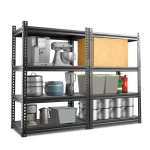 4 tier heavy storage rack, metal storage rack in Sri Lanka, garage storage shelf, warehouse rack Sri Lanka, pantry storage shelf, racks.lk