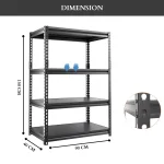 4 tier heavy storage rack, metal storage rack in Sri Lanka, garage storage shelf, warehouse rack Sri Lanka, pantry storage shelf, racks.lk