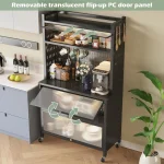 kitchen storage cabinet in Sri Lanka, microwave stand in Sri Lanka, kitchen rack with storage, movable kitchen cabinet, coffee station organizer Sri Lanka