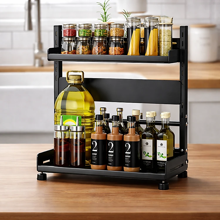 Buy Spice Rack Organizer With Adjustable Shelf | racks.lk