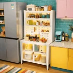 STEEL KITCHEN STORAGE CABINET - MICROWAVE AND OVEN RACK - Image 17